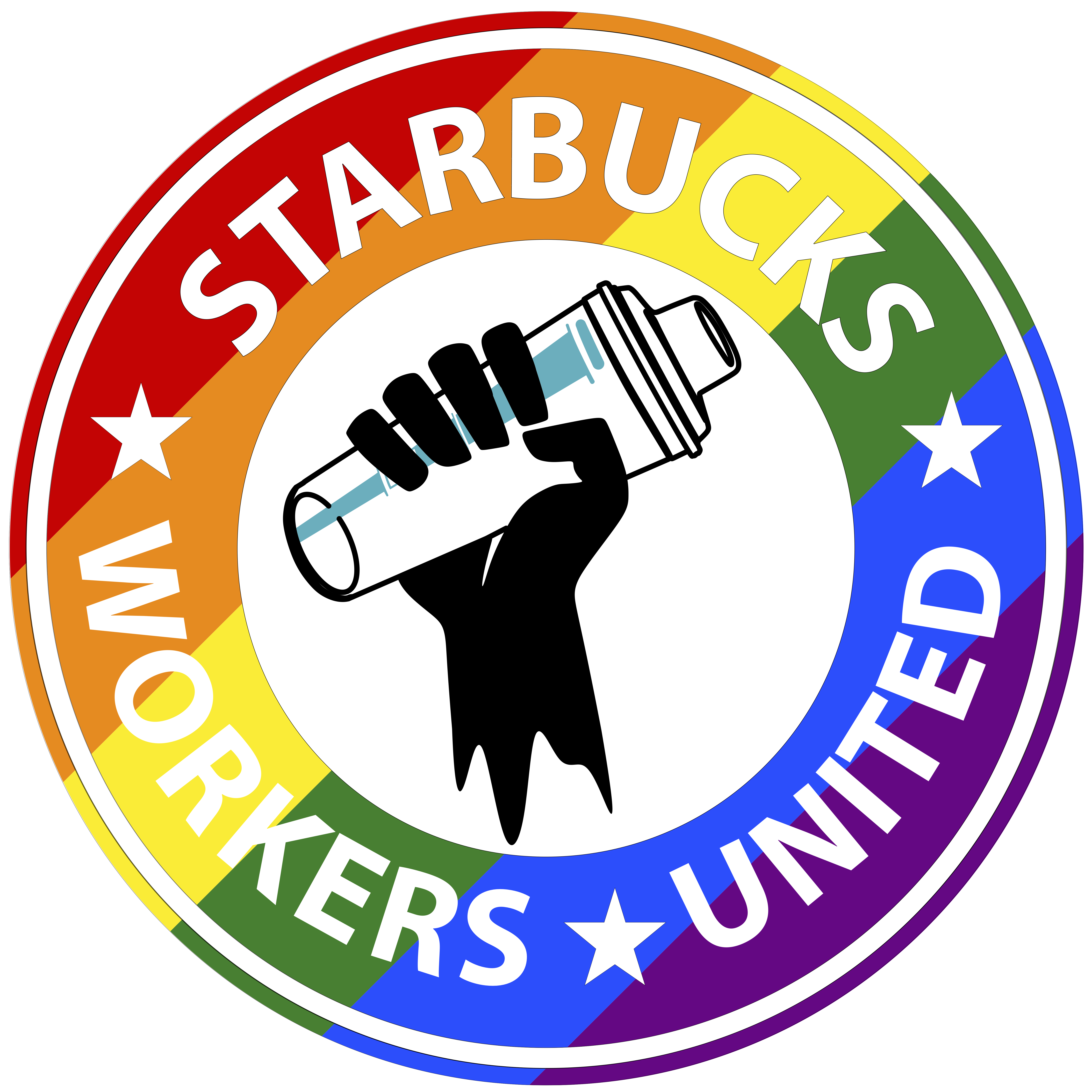 Copy of pride shaker fist logo